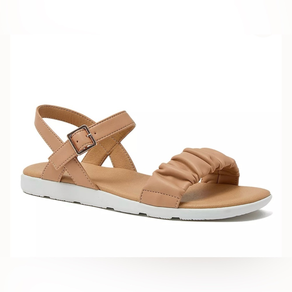 Lands' End Tan Women's Sandals - Picture 4 of 4